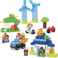 Bouwstenen>Mega Bloks Green Town Build En Learn Eco House