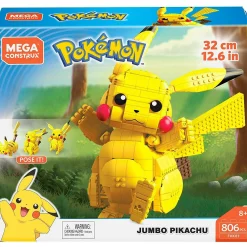 Jongens|Bouwstenen>Mega Construx Pokémon Jumbo Pikachu