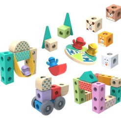 Speelsets|Jongens></noscript> Melissa & Doug Blockables Town Play Set (73pc)