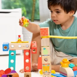 Speelsets|Jongens></noscript> Melissa & Doug Blockables Town Play Set (73pc)