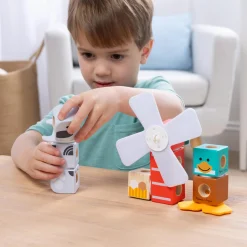 Speelsets|Jongens></noscript> Melissa & Doug Blockables Farm Friends Play Set  (16pc)