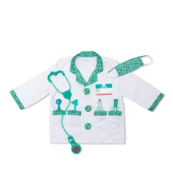 Rollenspel> Melissa & Doug Doctor Role Play Costume Set