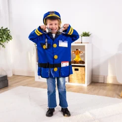 Rollenspel> Melissa & Doug Police Officer Costume Role Play  Set