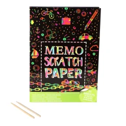 Paraplu's En Tassen|Tekenen / Kleuren> Memo Papier Scratch A4 50 Vel+2 Pennen