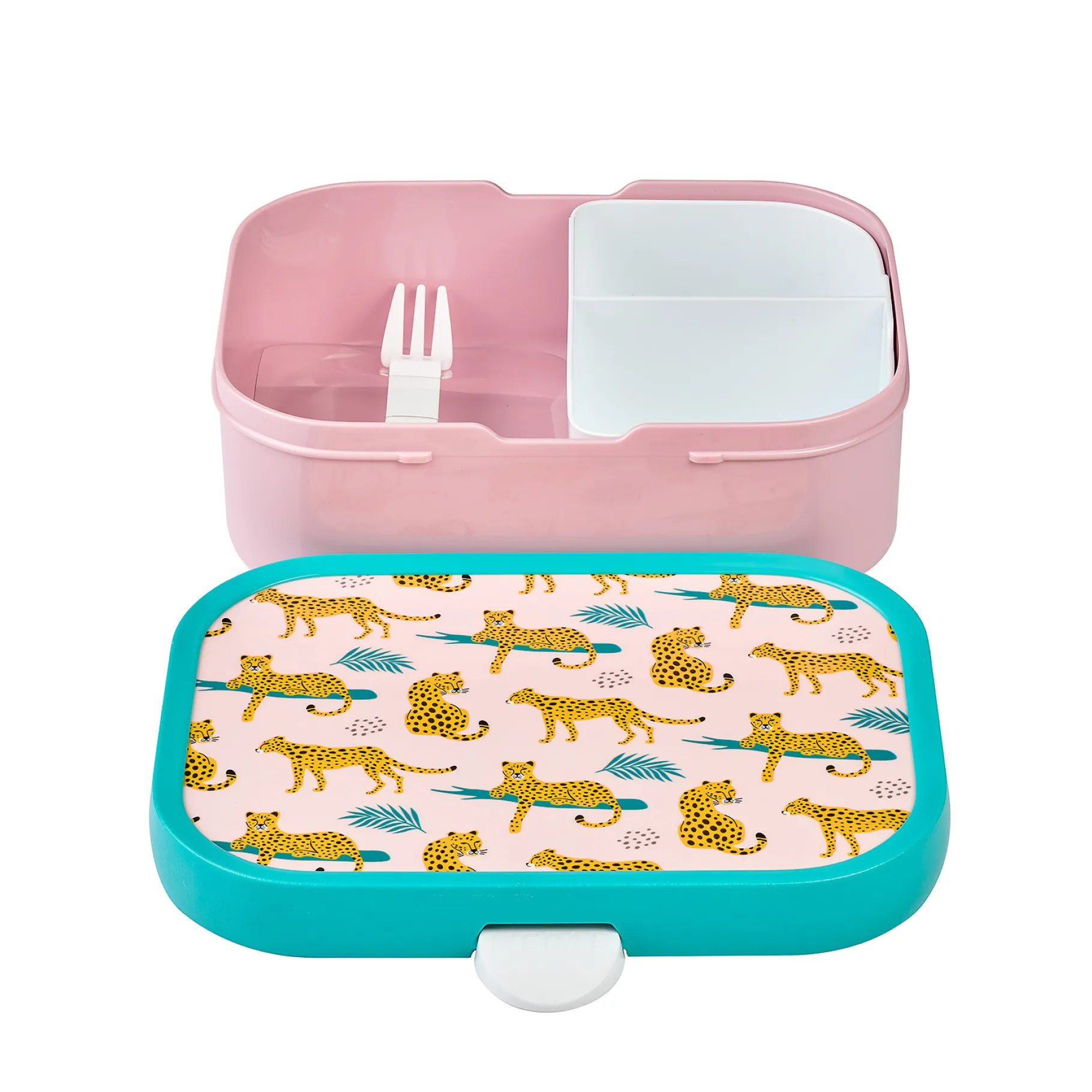 Schoolbekers En Broodtrommels>Mepal Campus Broodtrommel Leopard