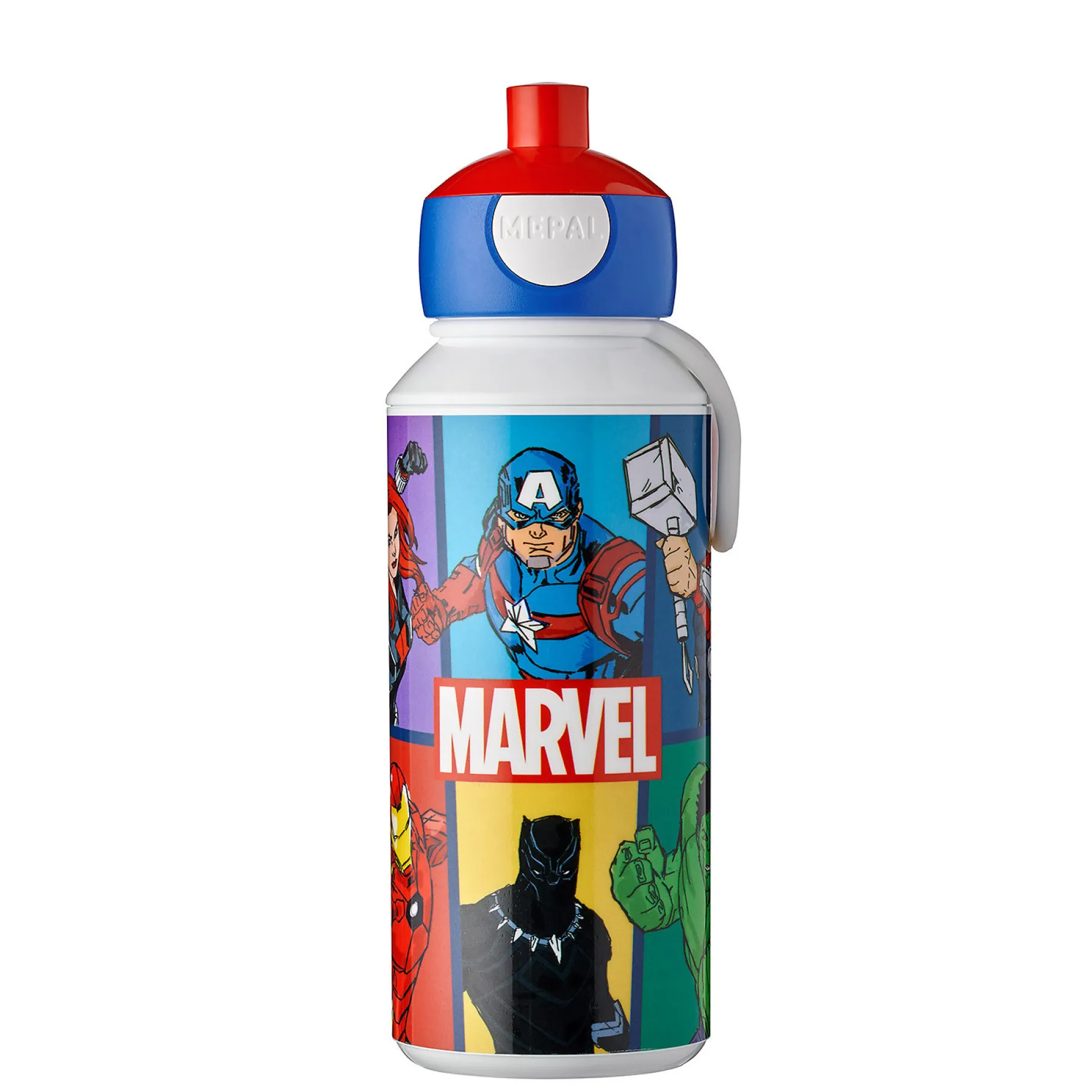 Schoolbekers En Broodtrommels>Mepal Campus Drinkfles Pop-Up Avengers 400 ML