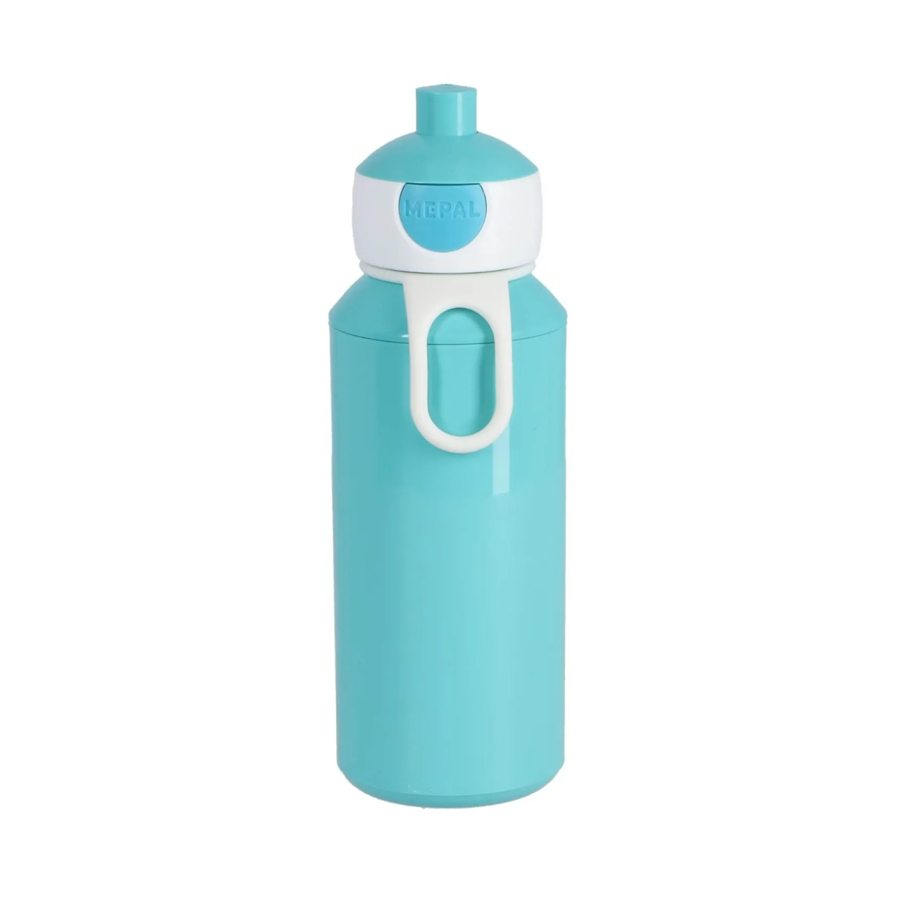 Schoolbekers En Broodtrommels>Mepal Drinkfles Campus Pop-Up Turquoise 400 ml