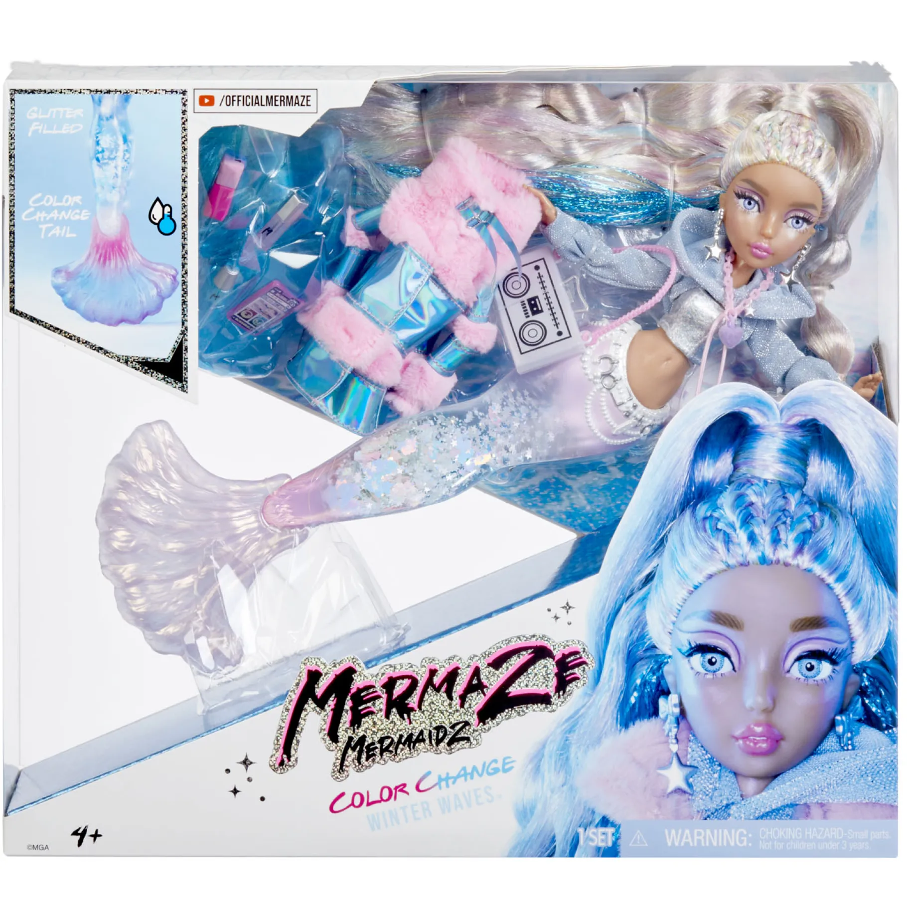 Speelsets|Meisjes>Mga Mermaze Mermaidz Winter Waves Doll Kishiko