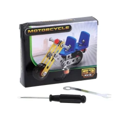 Bouwstenen|Jongens> Metal 3D set contructie voertuig 3 assorti