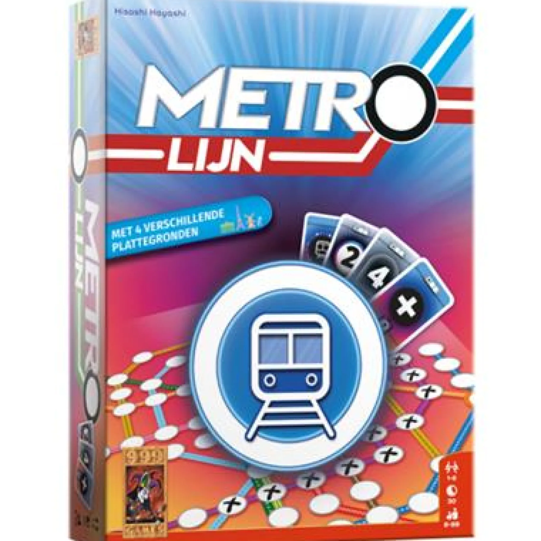 Kaartspellen>999-games Metrolijn - Kaartspel