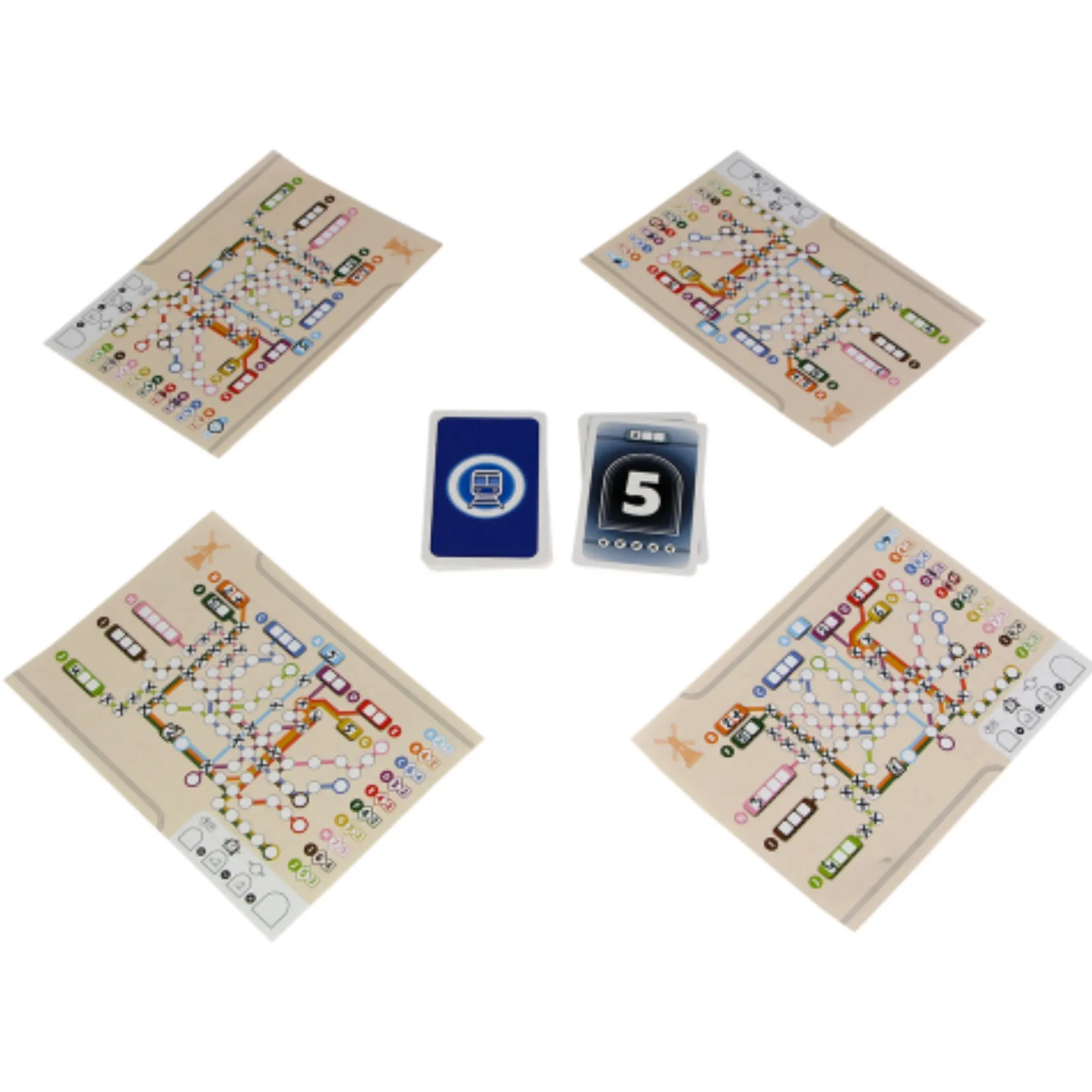 Kaartspellen>999-games Metrolijn - Kaartspel