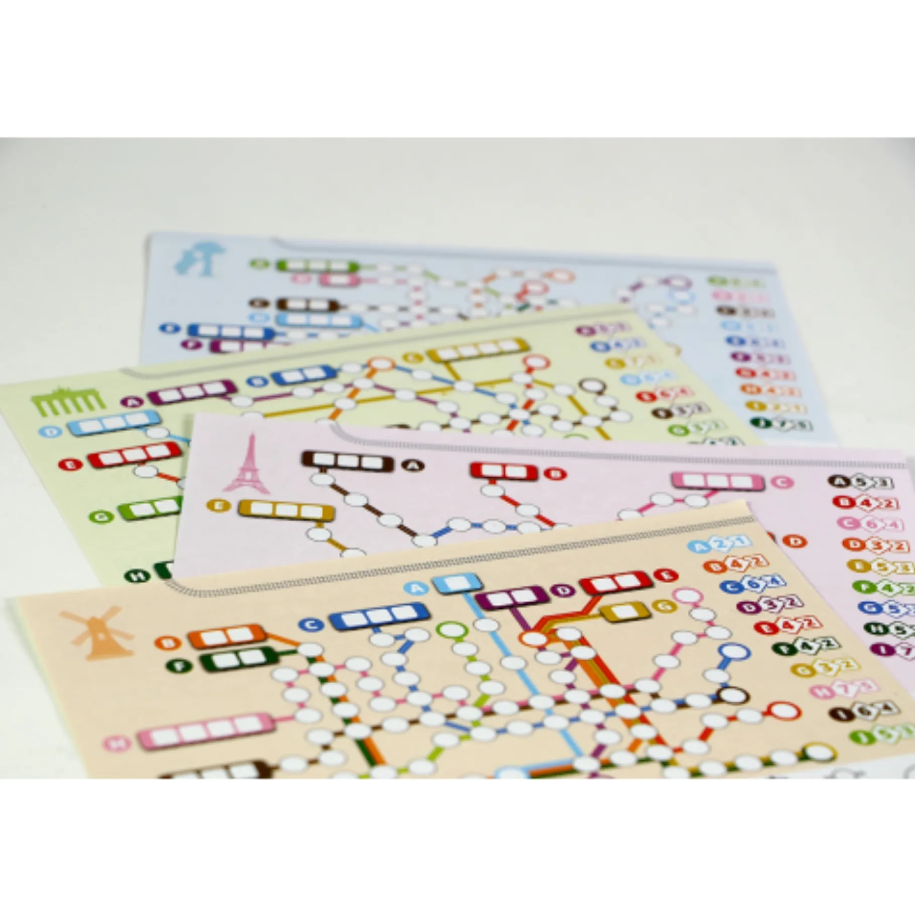 Kaartspellen>999-games Metrolijn - Kaartspel