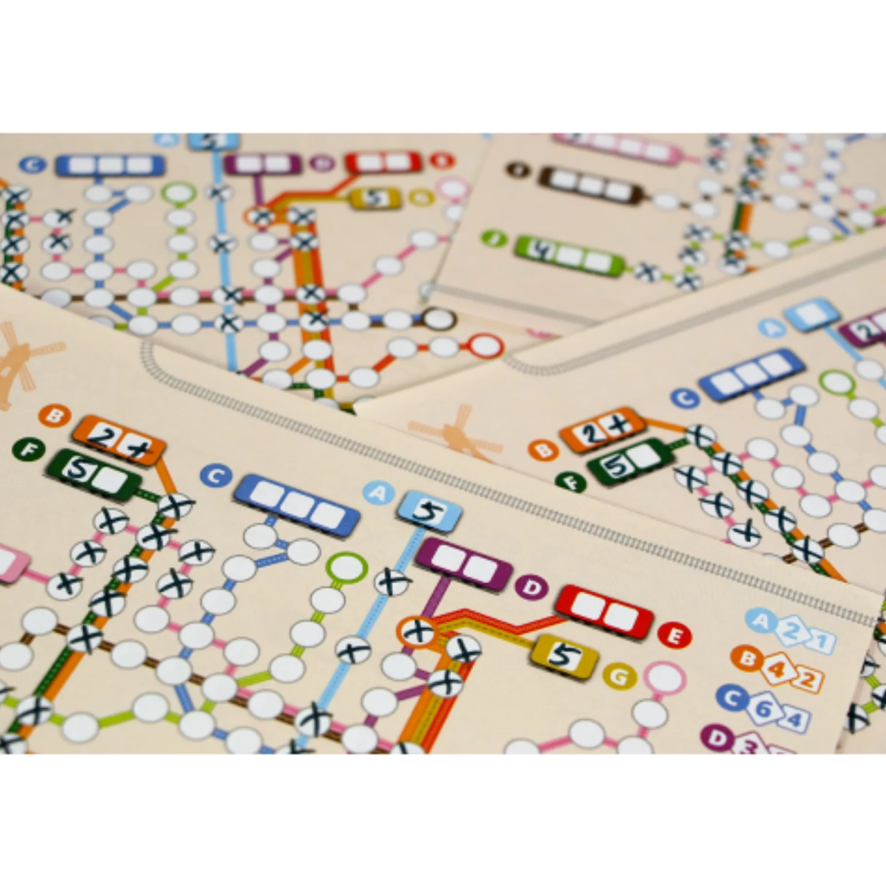 Kaartspellen>999-games Metrolijn - Kaartspel