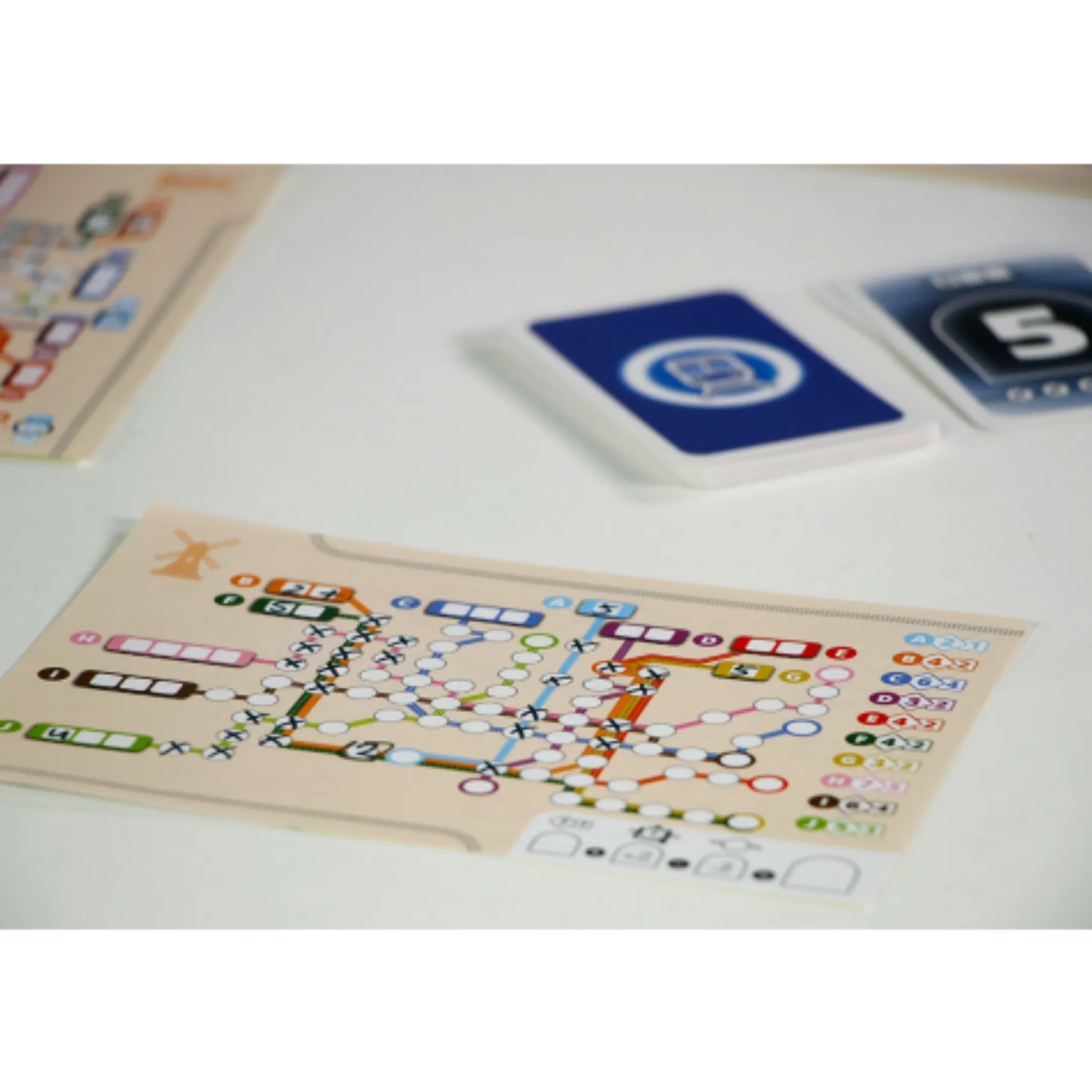 Kaartspellen>999-games Metrolijn - Kaartspel