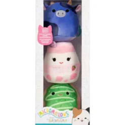 Overige> Micromallows pluche 6,5cm 3 pack Ingred, Amelie Daisuke