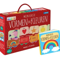 Educatieve Spellen> Mijn Eerste Vormen En Kleuren Puzzeltrein + Boek