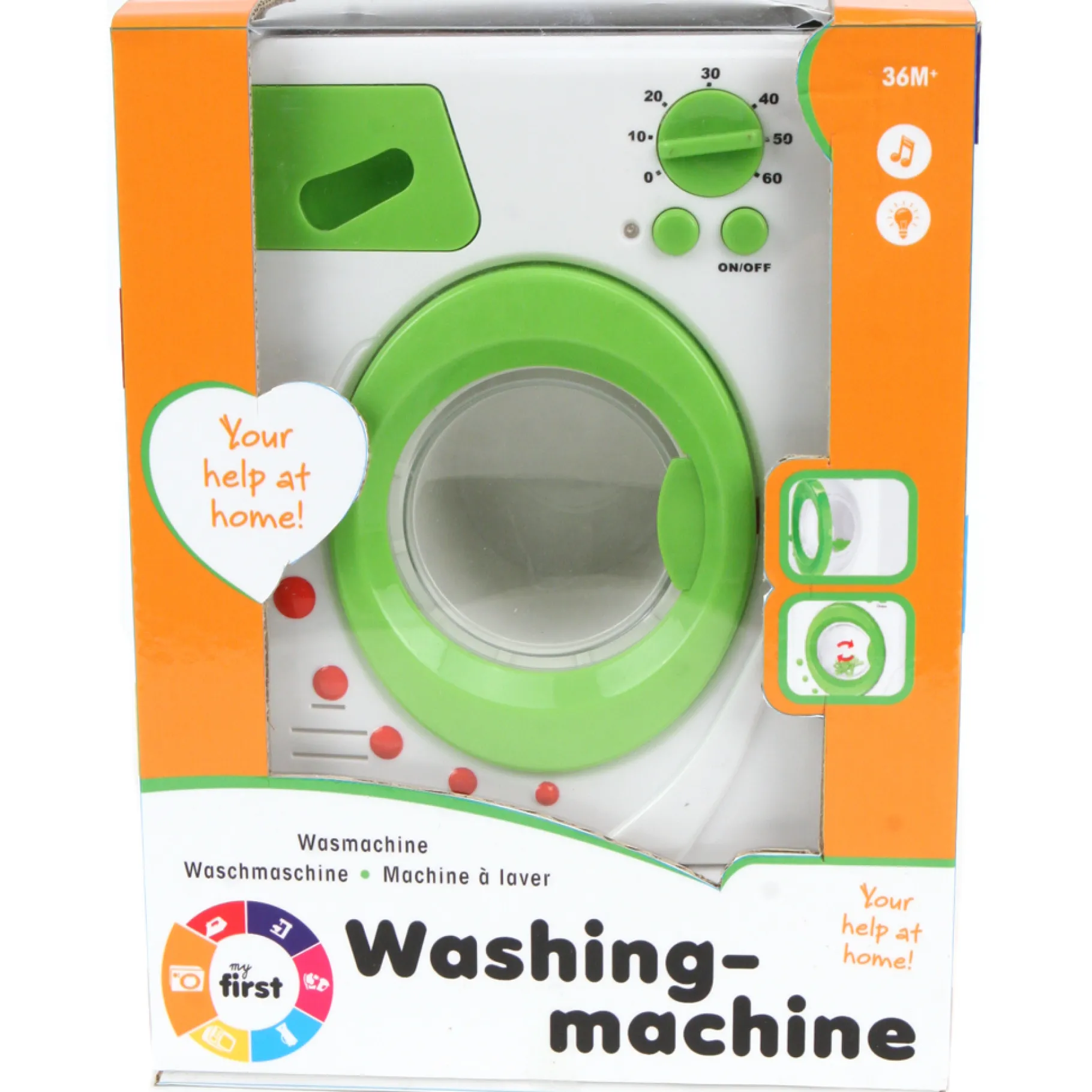 Meisjes|Huishouding>My First Mijn Eerste Wasmachine Assorti