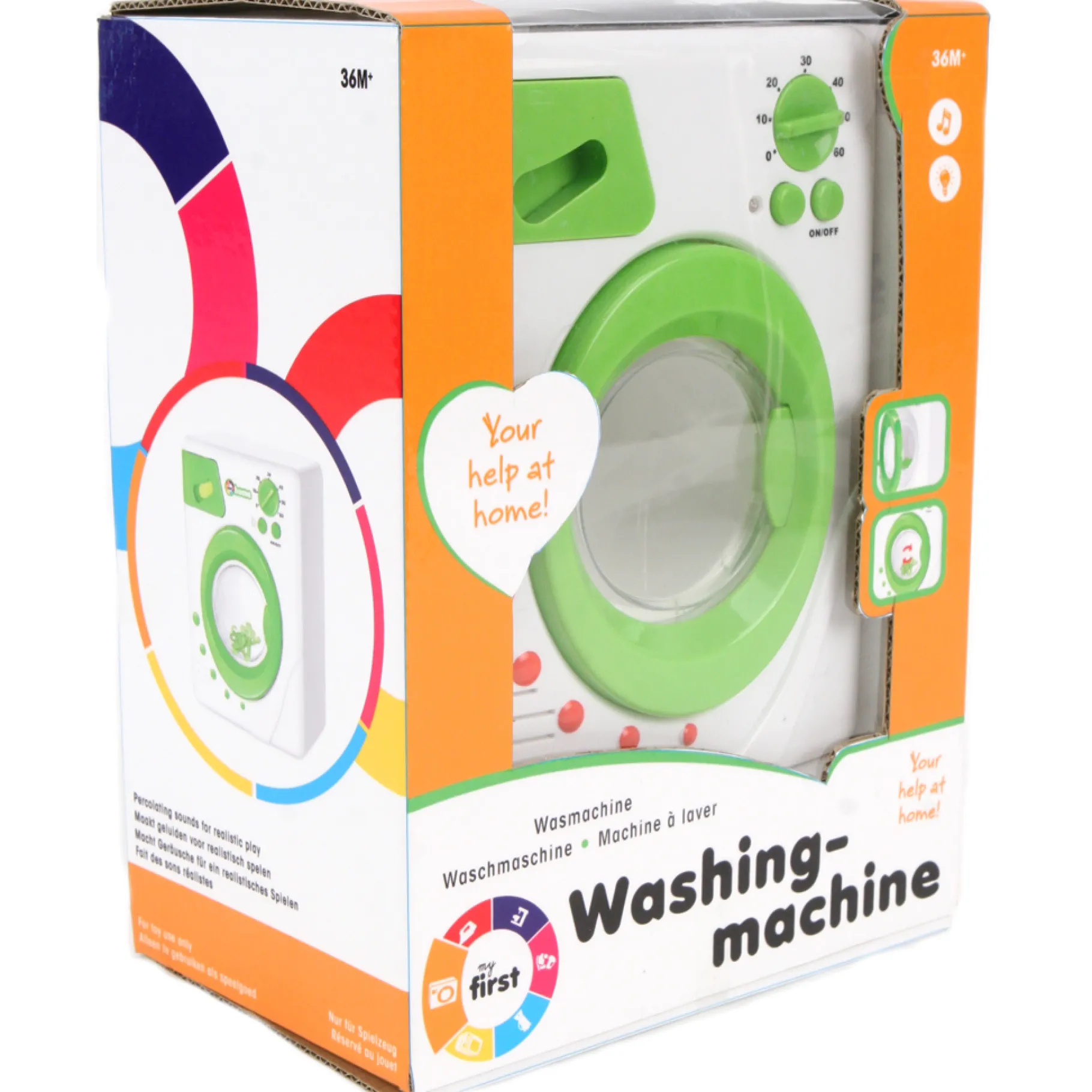 Meisjes|Huishouding>My First Mijn Eerste Wasmachine Assorti