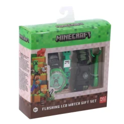 Horloge>Accutime Minecraft Horloge Cadeau Set