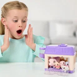 Poppenhuis|Meisjes></noscript> Mini Mama Surprise konijn rose little live pets