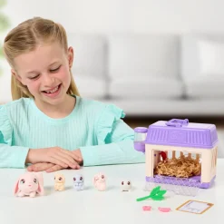Poppenhuis|Meisjes></noscript> Mini Mama Surprise konijn rose little live pets