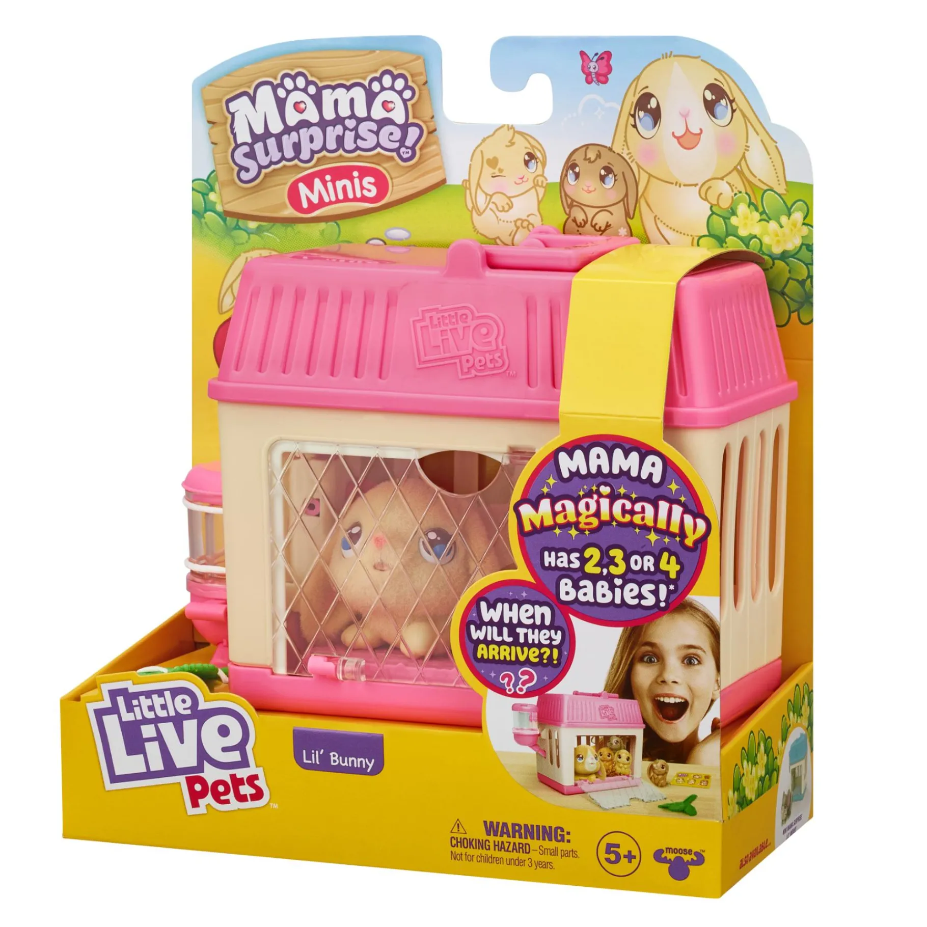 Jongens|Speelsets> Mini Mama Surprise Mini Konijn Rose Little Live Pe