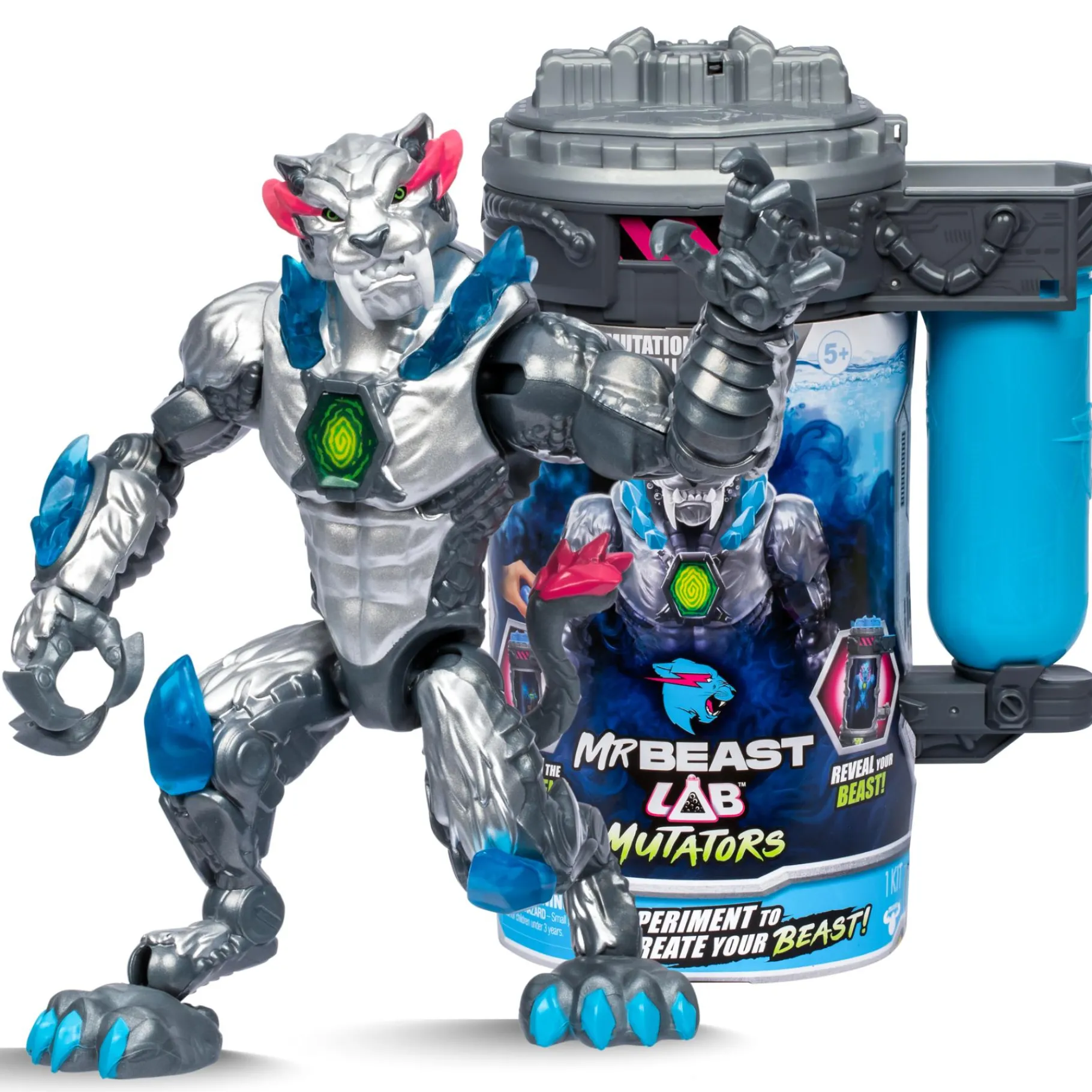 Speelsets|Jongens> Mister Beast lab mutator metallic panther