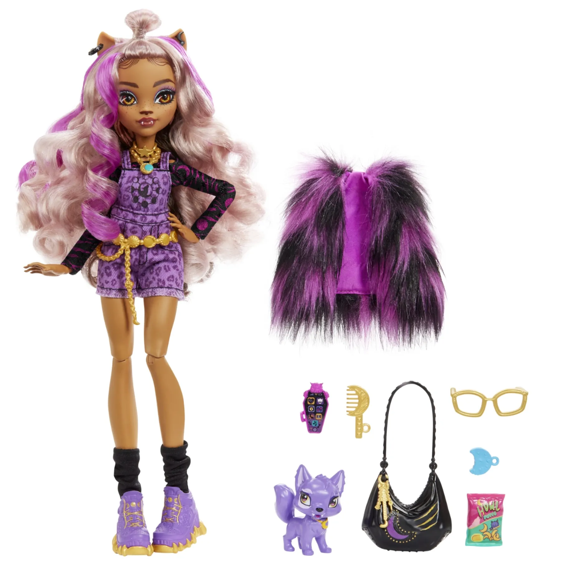 Tienerpoppen|Meisjes>Mattel Monster High Core Doll Clawdeen