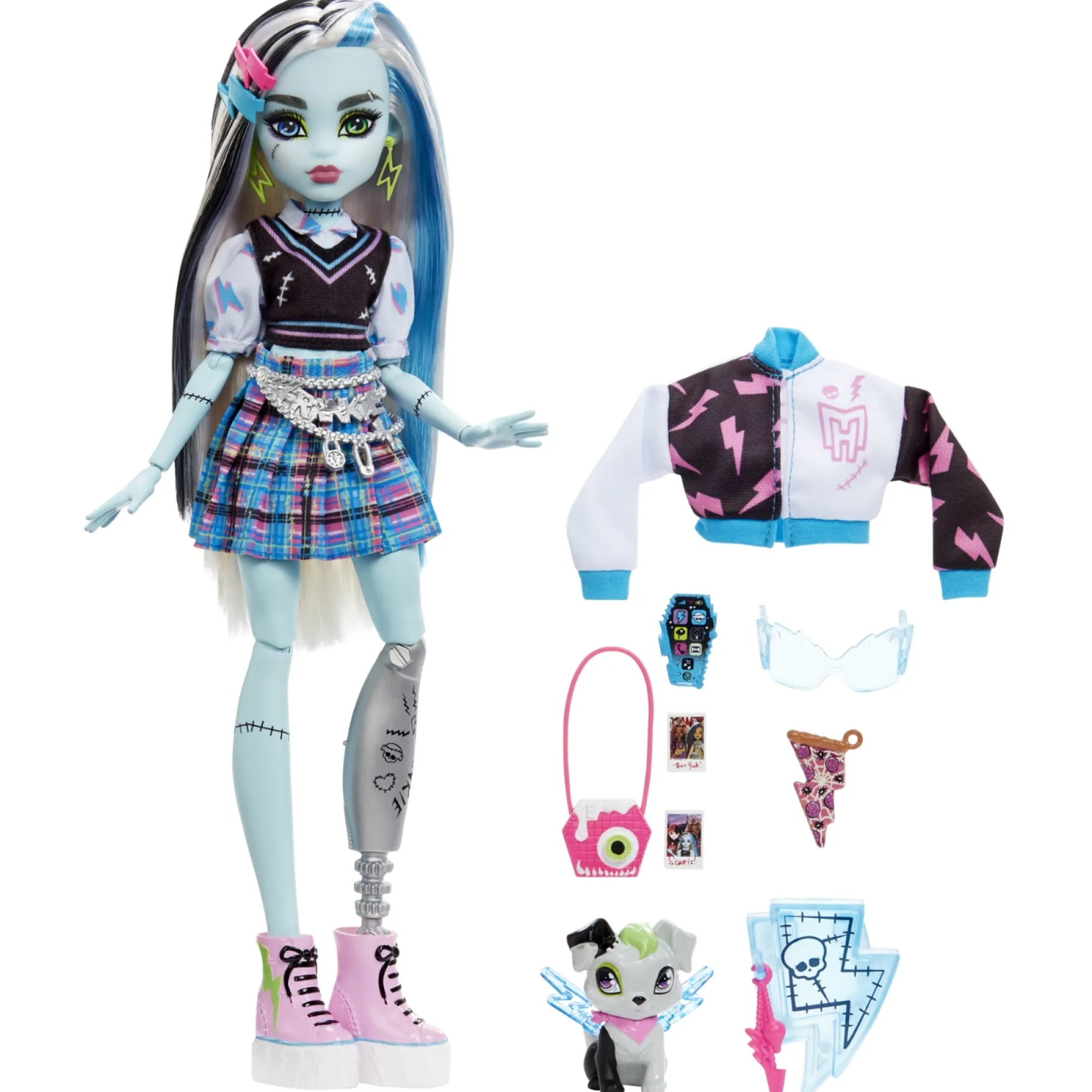 Tienerpoppen|Meisjes>Mattel Monster High Core Doll Frankie Stein