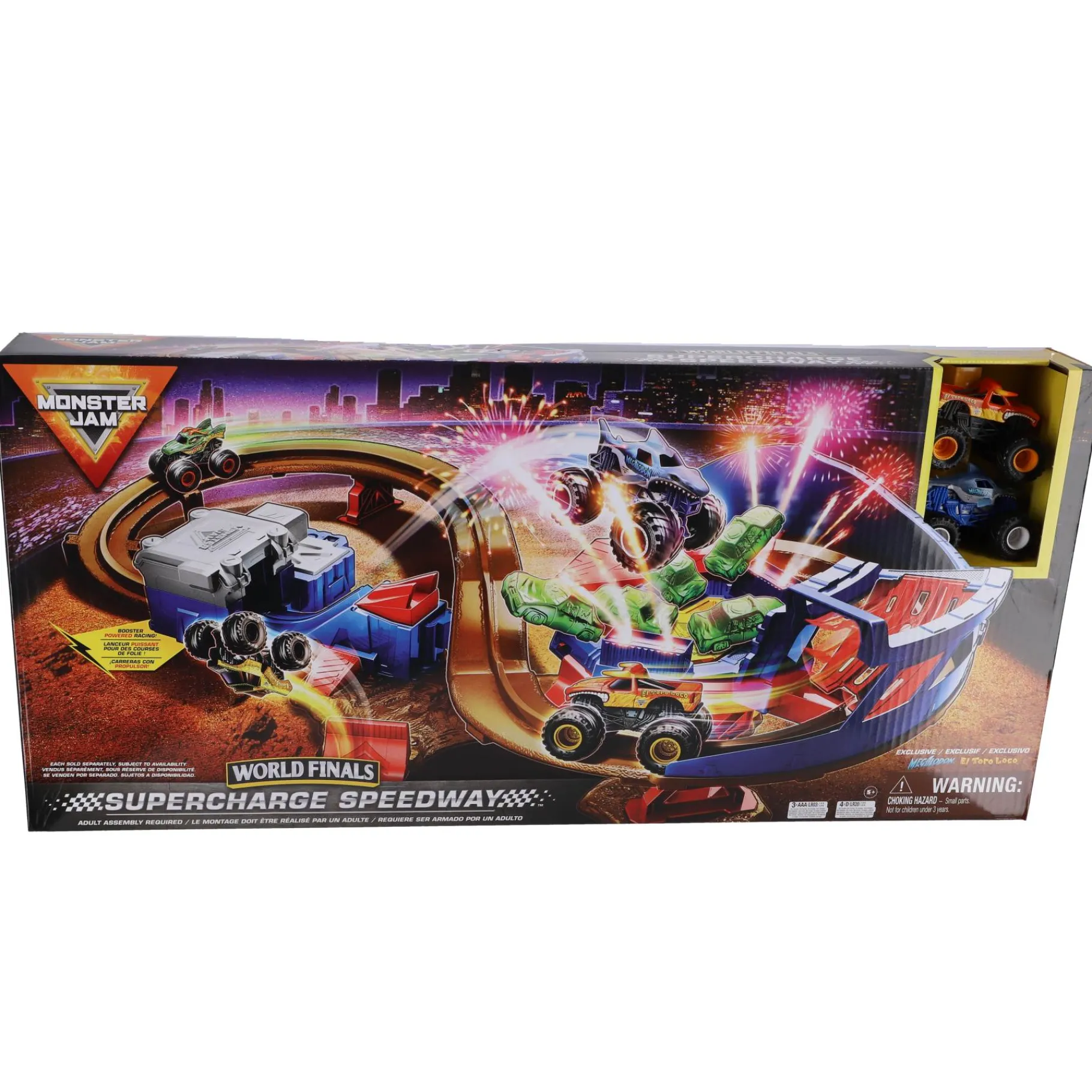 Auto's|Jongens> Monster Jam 1:64 Booster Playset