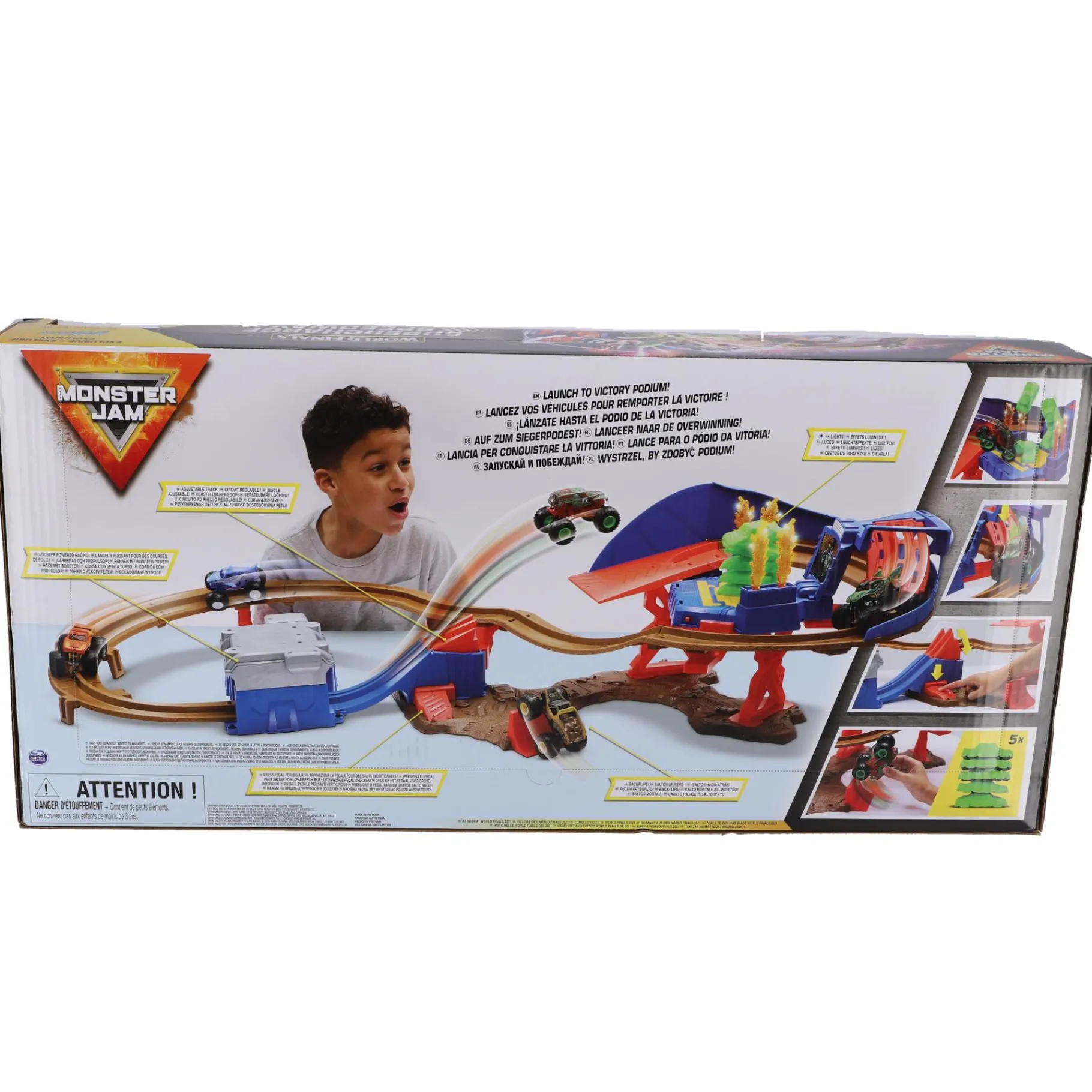 Auto's|Jongens> Monster Jam 1:64 Booster Playset