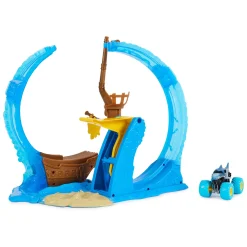 Auto's|Jongens> Monster Jam 1:64 Megalodon’s Loop of Doom Playset