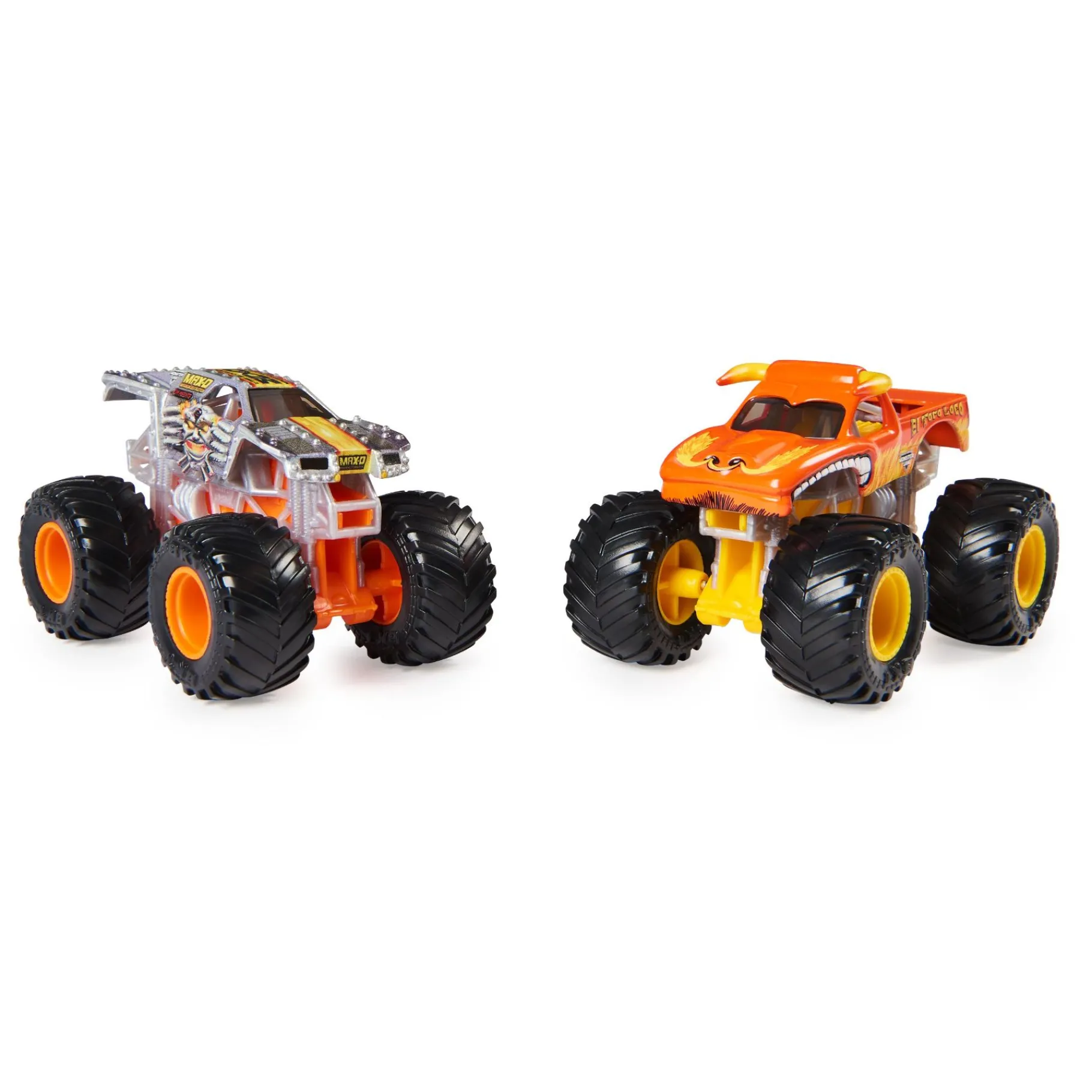 Jongens|Voertuigen>Spinmaster Monster Jam 1:64 2-pack assorti