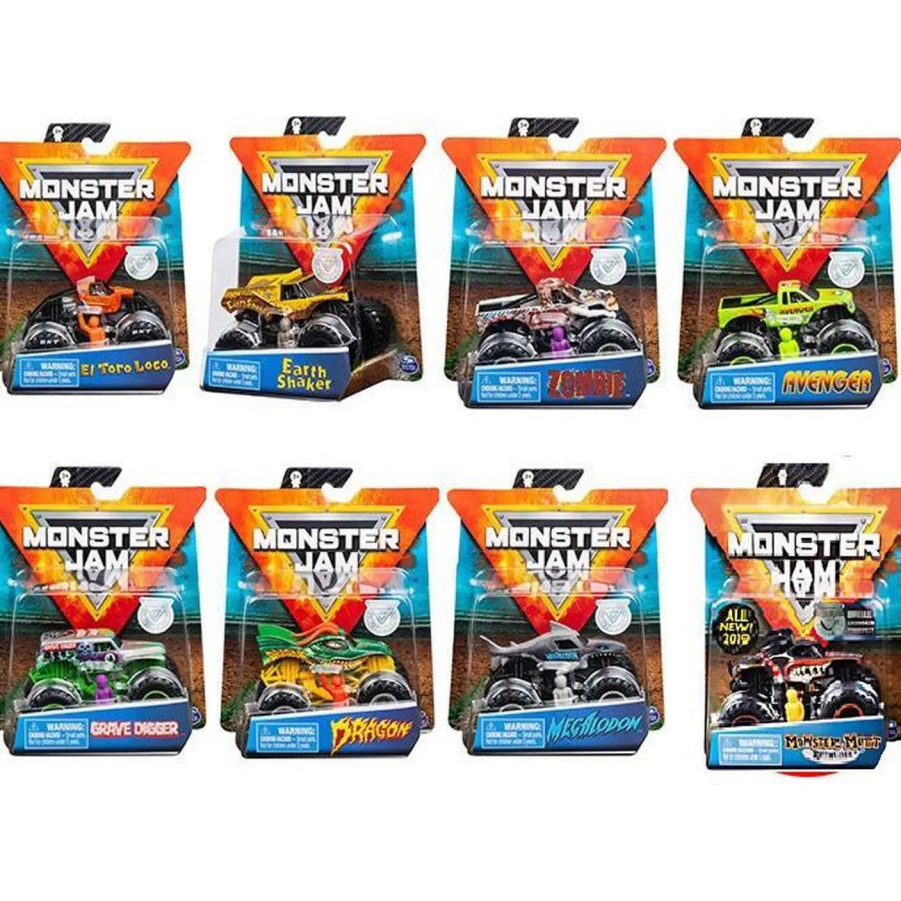 Voertuigen|Jongens>Spinmaster Monster Jam Die Cast Truck 1:64