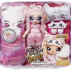 Speelsets|Meisjes>Mga Na! Na! Na! Surprise Teens Slumber Party  Mila Rose (Persian Kitty)