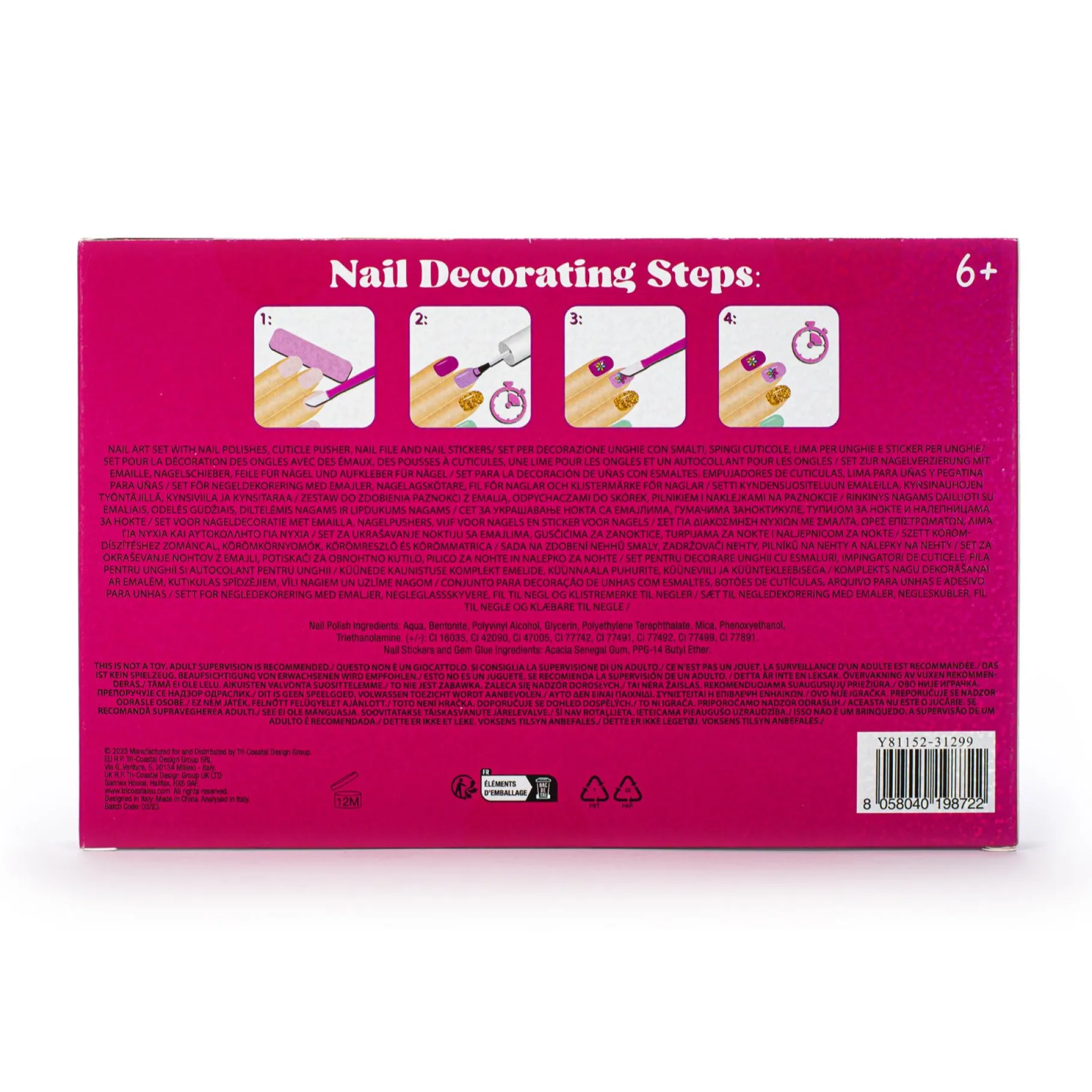 Make-Up> Nagelset Flowers