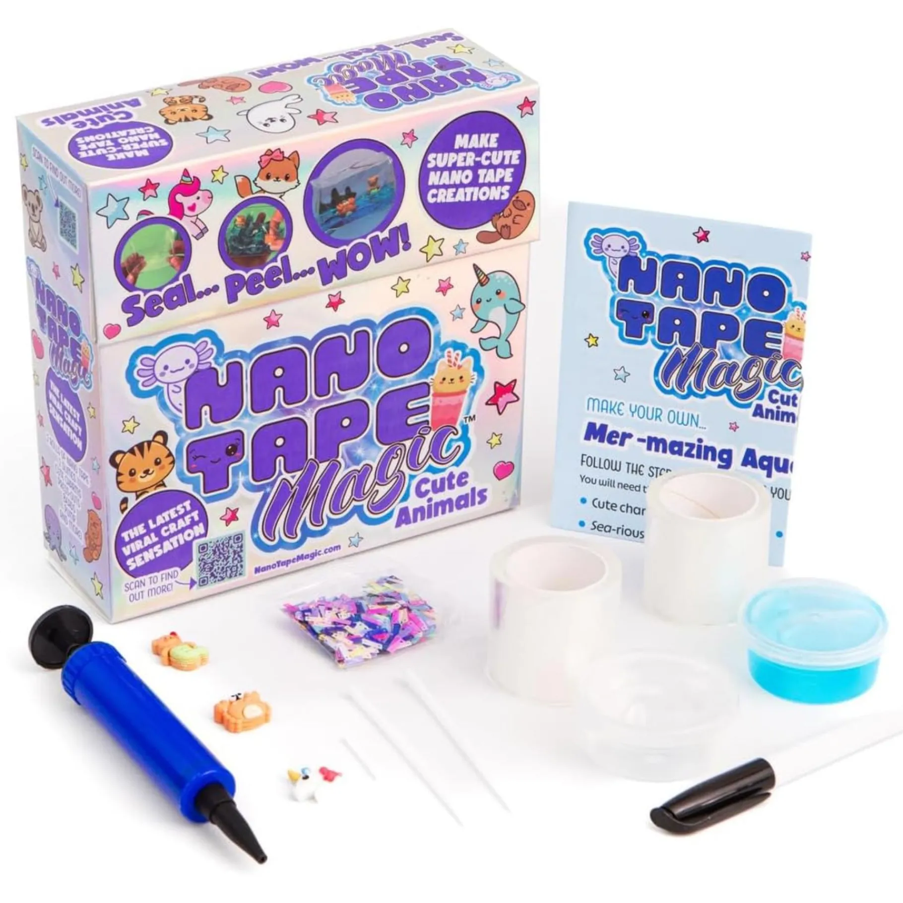 Knutselsets> Nano tape magic classic grappige dieren