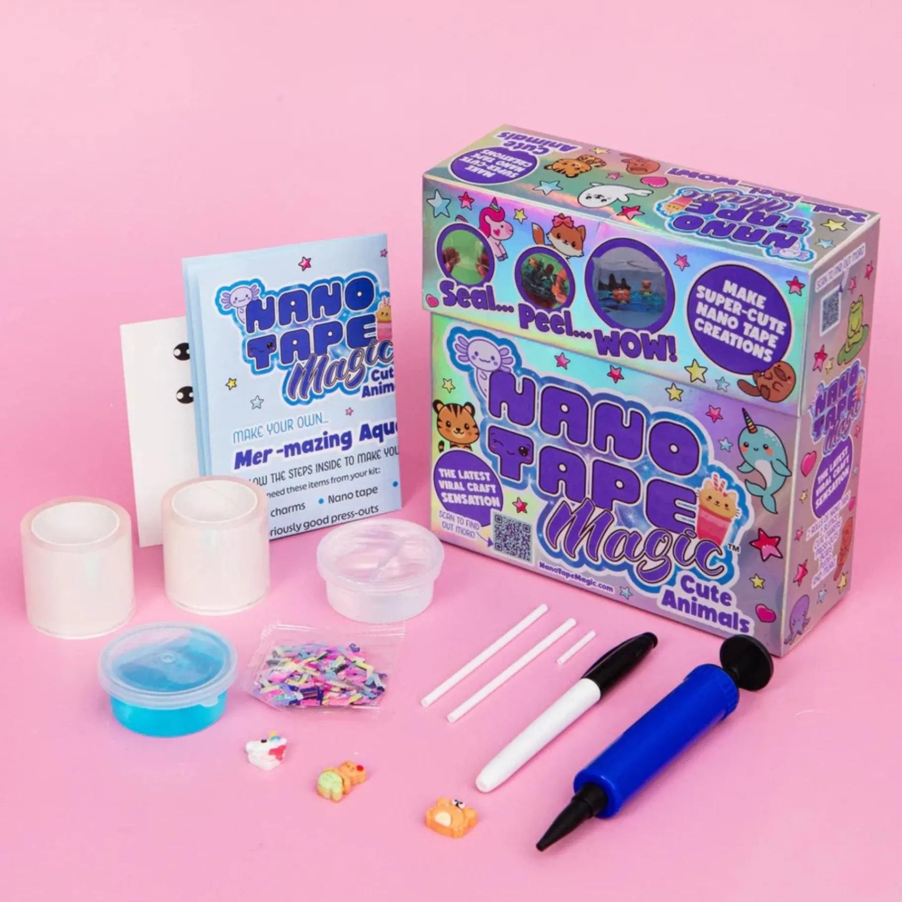 Knutselsets> Nano tape magic classic grappige dieren