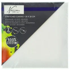 Verven / Schilderen> Nassau Canvas 2 Stuks 20 X 20 Cm