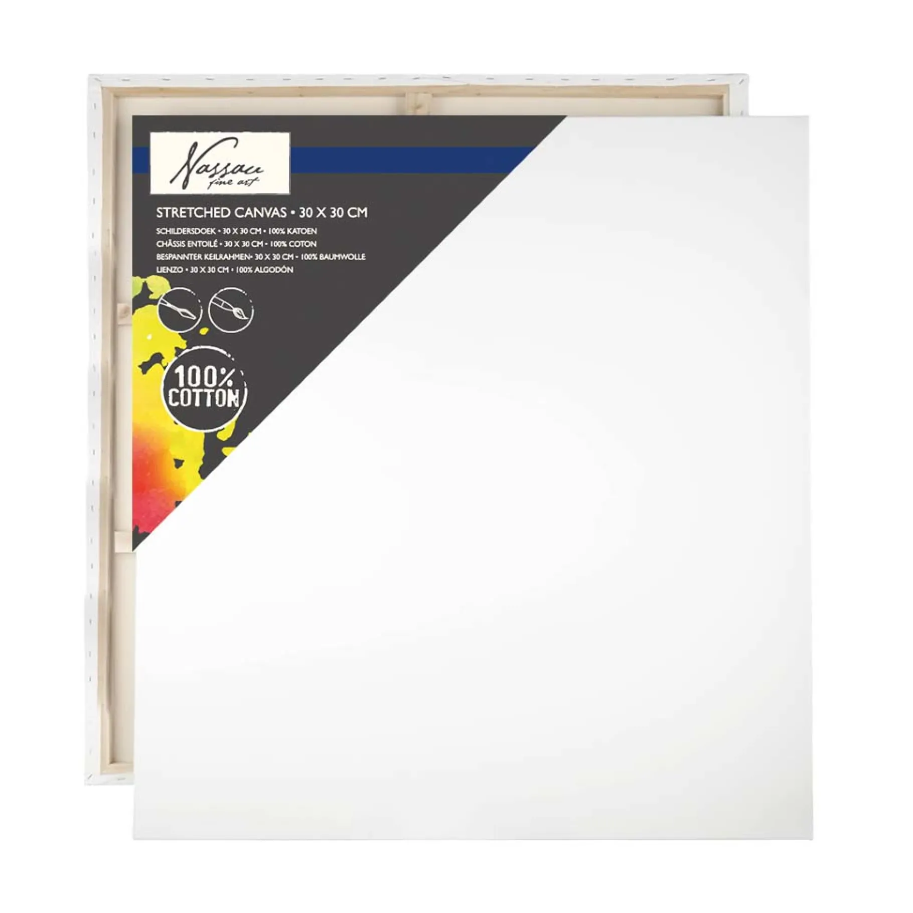 Verven / Schilderen> Nassau Canvas 30 X 30 Cm