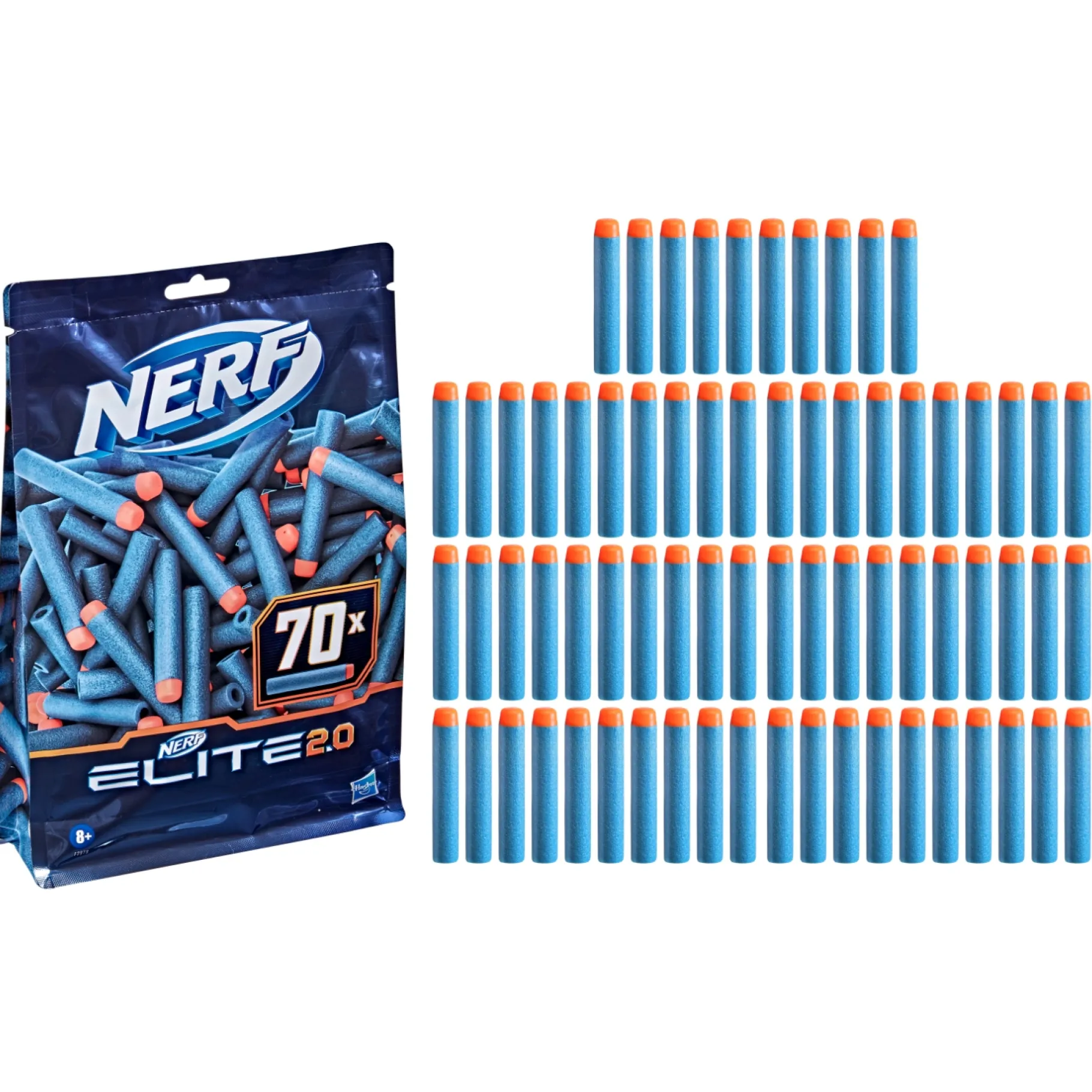Blasters|Jongens>Hasbro Nerf Elite 2.0 70-Pack Darts