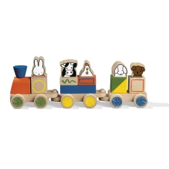 Houten Blokken>Nijntje Blokkentrein
