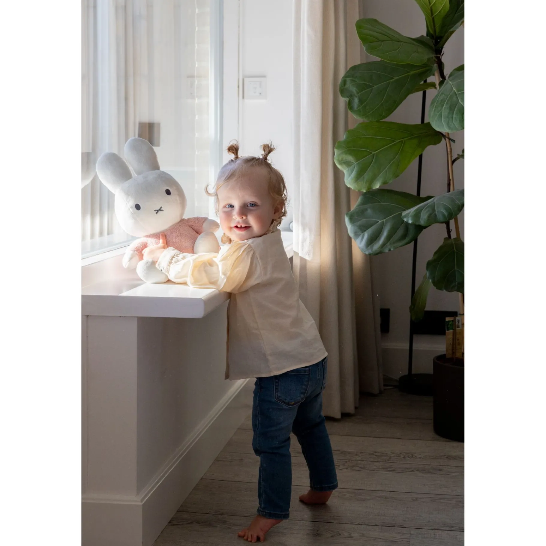 Plucheknuffels>Tiamo Nijntje Knuffel 35cm Fluffy Pink