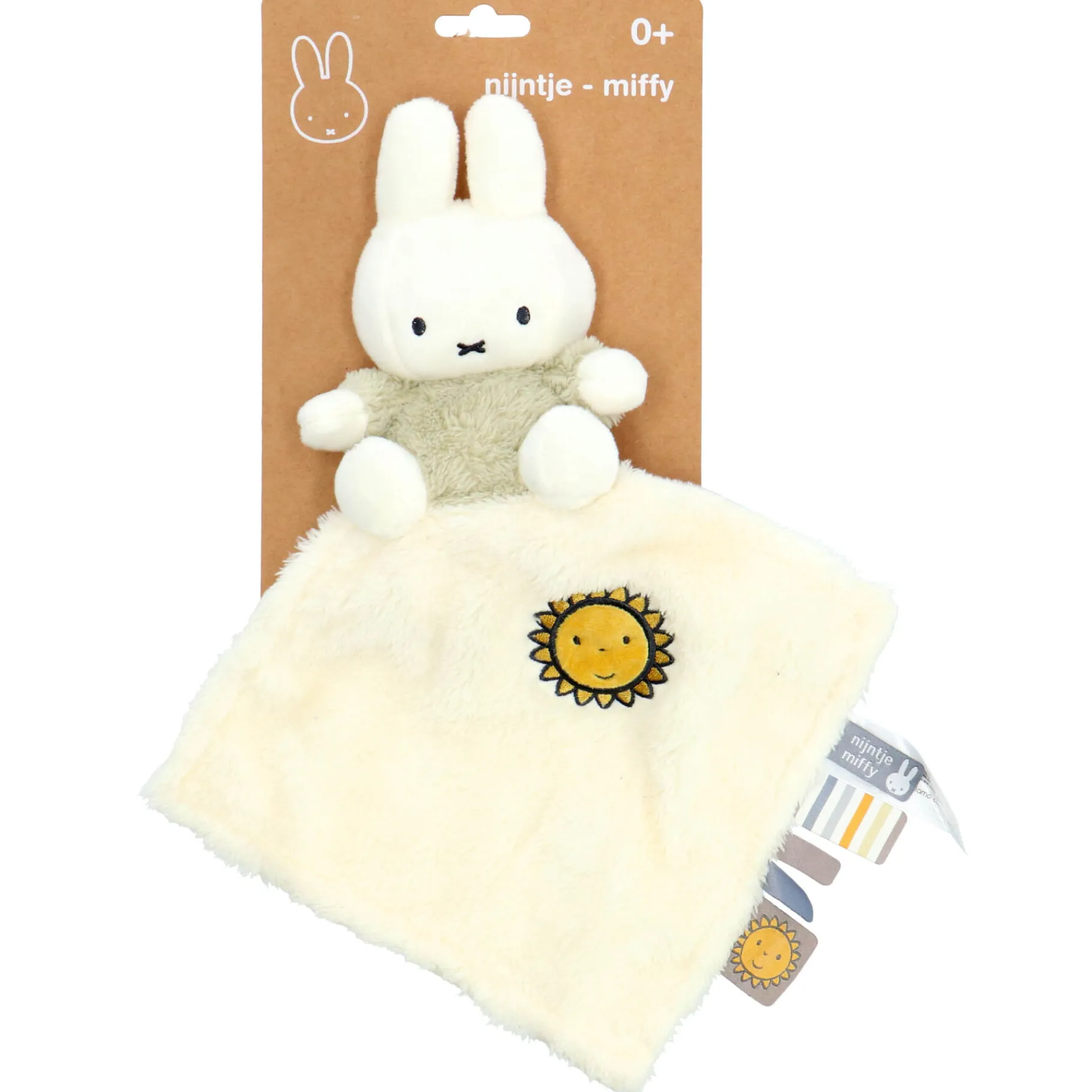 Knuffeldoekjes En Knuffelboekjes>Tiamo Nijntje Knuffeldoekje Fluffy Green