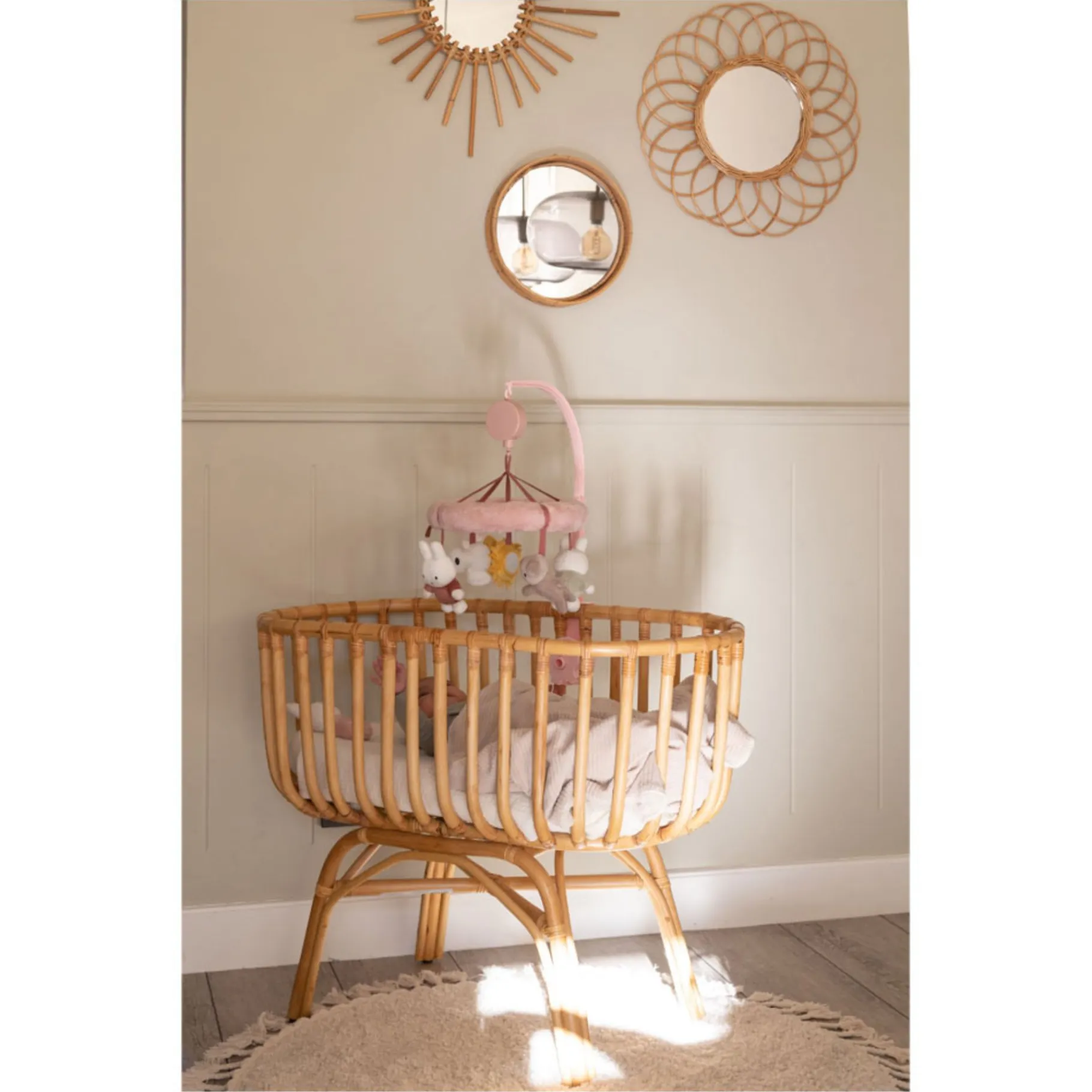 Muziekmobiels>Tiamo Nijntje Muziekmobiel Fluffy Pink