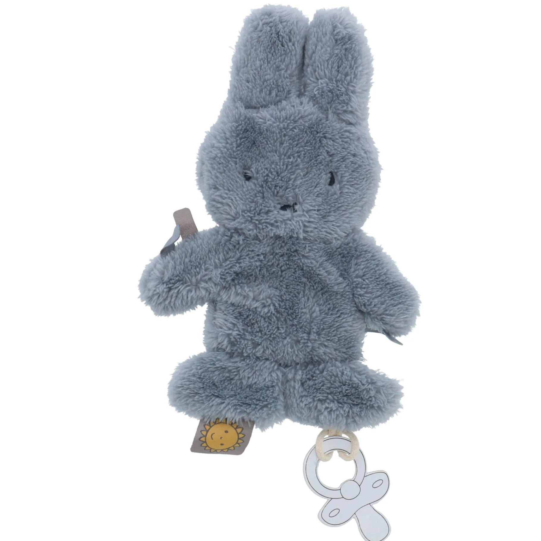 Knuffeldoekjes En Knuffelboekjes>Tiamo Nijntje Speendoekje Fluffy Blue