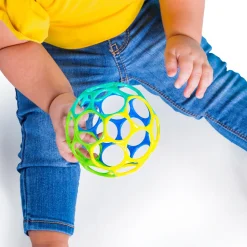Babyspeelgoed></noscript> Oball Original klassiek easy grip blauw/groen