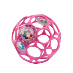 Babyspeelgoed> Oball Rattle easy grip roze
