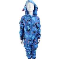 Kinderpyama's>Disney Onesie lilo & stitch blauw maat 110-116