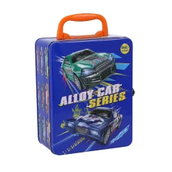 Auto's>Rapid Wheels Opbergbox metaal met 2 diecast freewheel auto's